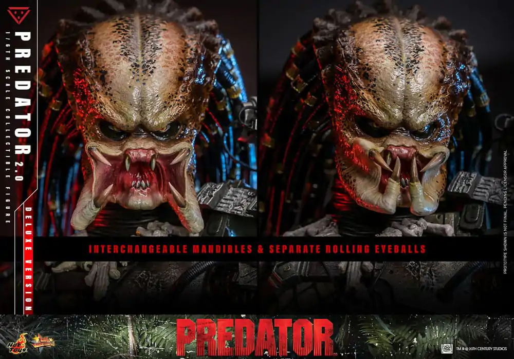 Predator Movie Masterpiece 1/6 Predator (2.0) Deluxe Version akciófigura 34 cm termékfotó
