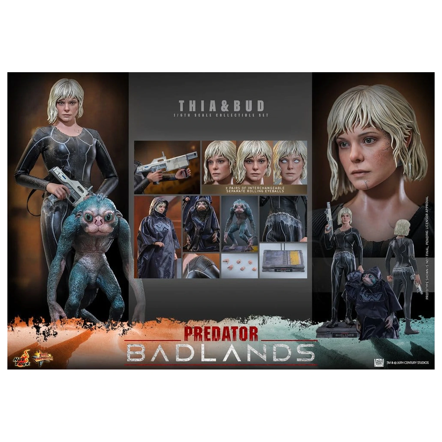 Predator Sixth Scale figura csomag Thia and Bud 29 cm termékfotó