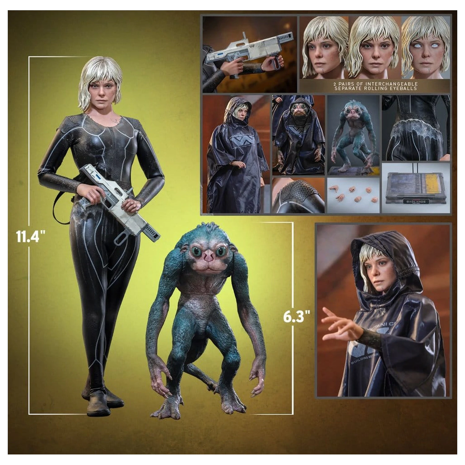 Predator Sixth Scale figura csomag Thia and Bud 29 cm termékfotó