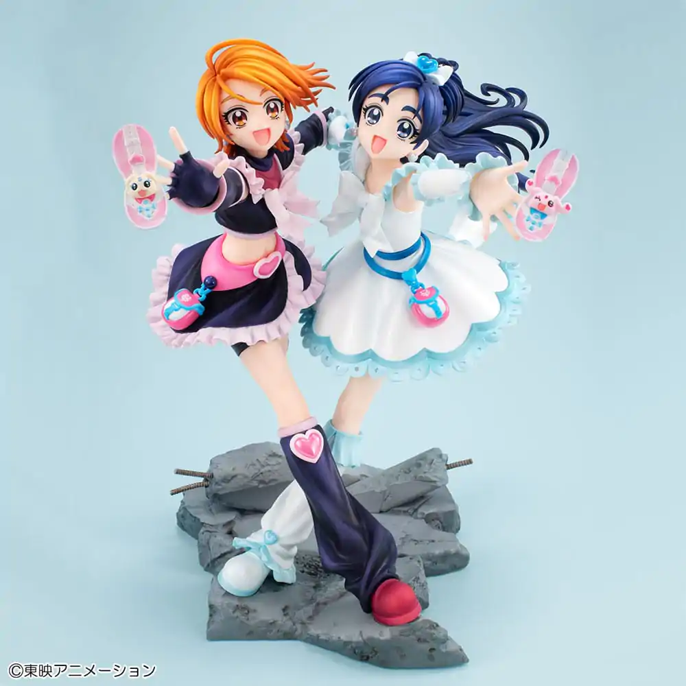 Pretty Cure PVC Statue Cure Black & Cure White 22 cm termékfotó