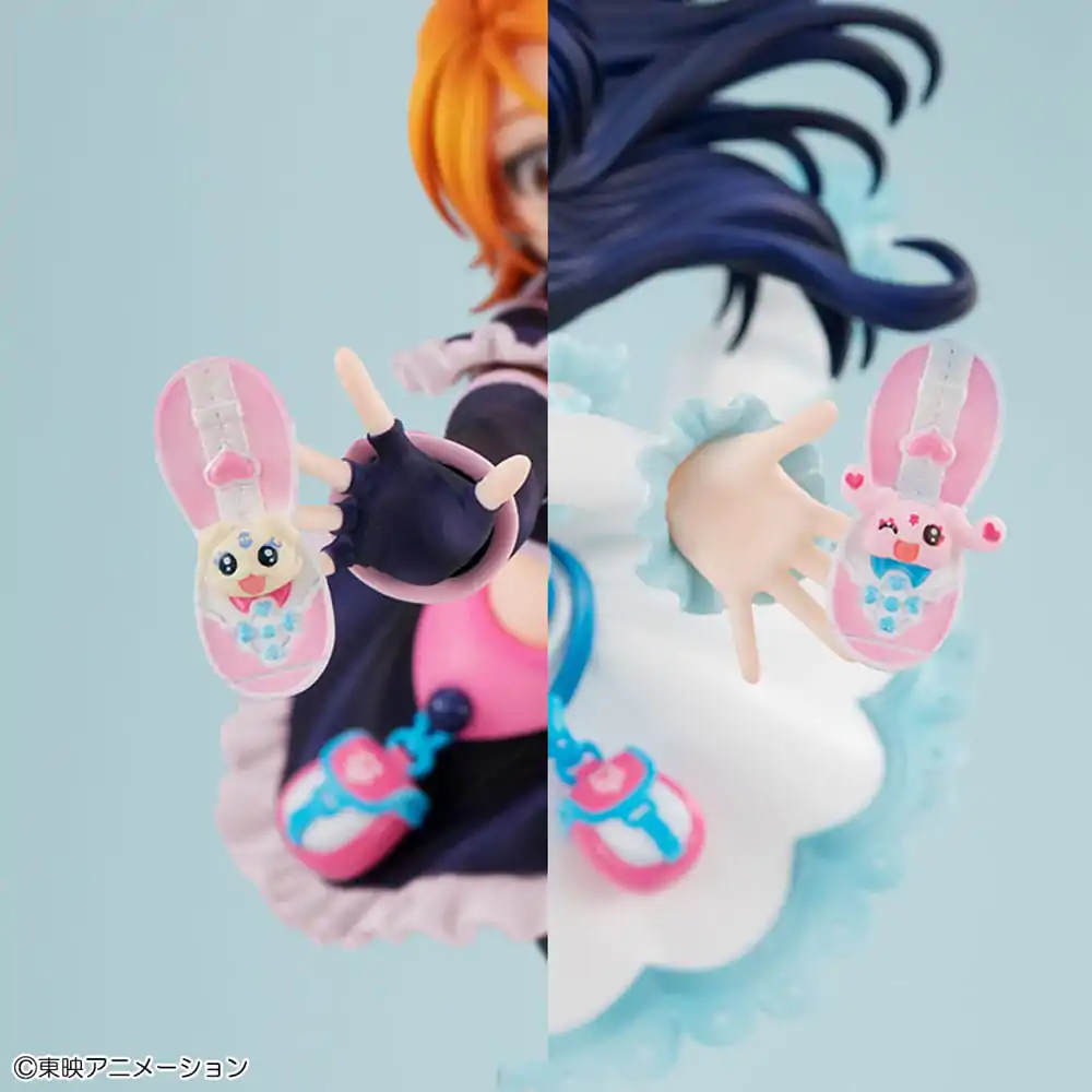 Pretty Cure PVC Statue Cure Black & Cure White 22 cm termékfotó