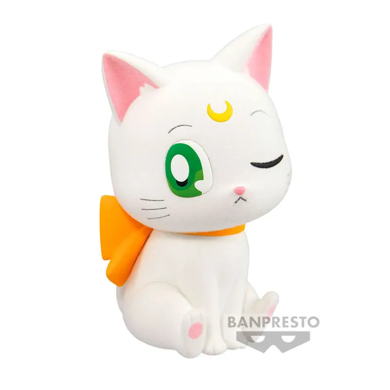 Pretty Guardian Sailor Moon Cosmos the Movie Artemis Big Ribbon Fluffy Puffy figure 7cm termékfotó