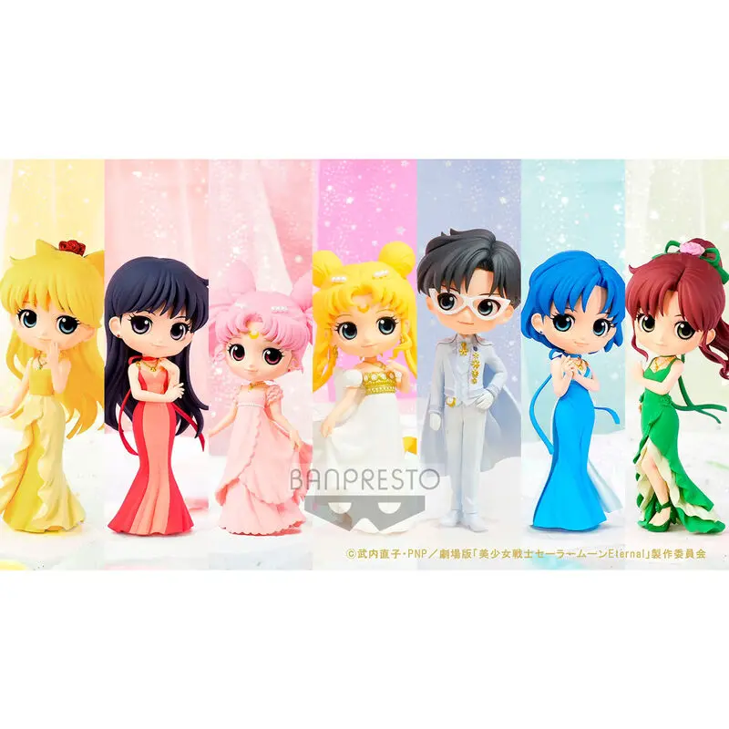 Pretty Guardian Sailor Moon Eternal the Movie Princess Venus Q Posket A figura 14cm termékfotó