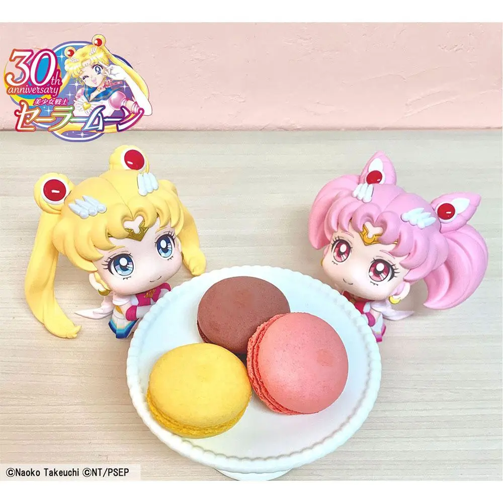 Pretty Guardian Sailor Moon Look Up Super Sailor Moon &amp; Super Sailor Chibi Moon LTD Ver. PVC szobor figurák 11 cm termékfotó