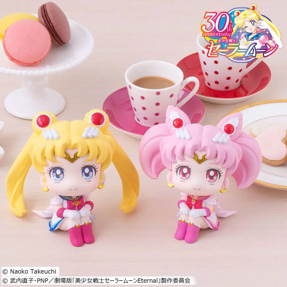 Pretty Guardian Sailor Moon Look Up Super Sailor Moon &amp; Super Sailor Chibi Moon LTD Ver. PVC szobor figurák 11 cm termékfotó