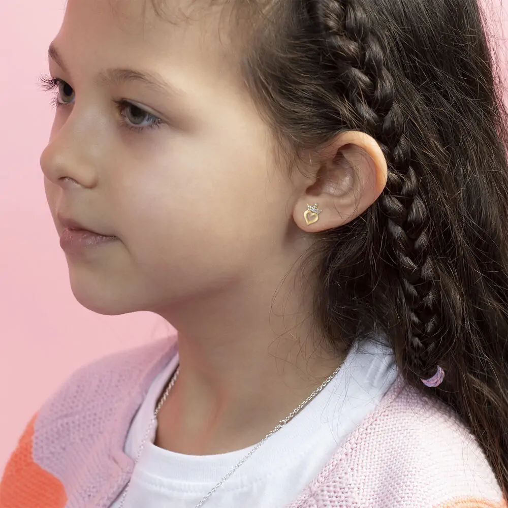 Princess fülbevalók és ékszertartó tányér termékfotó