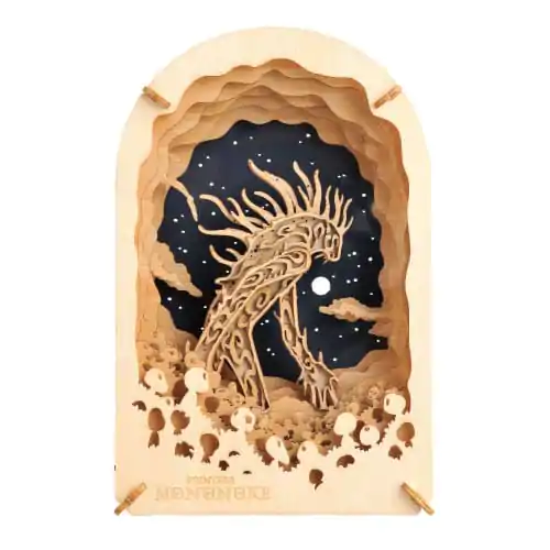 Princess Mononoke Paper Theater Wood Style Night Walker papír modell készlet termékfotó