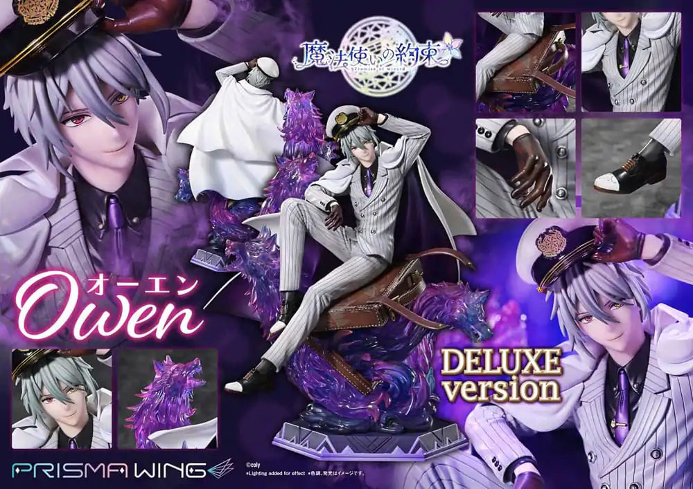 Promise of Wizard Prisma Wing 1/7 Owen Deluxe Version PVC szobor figura 26 cm termékfotó