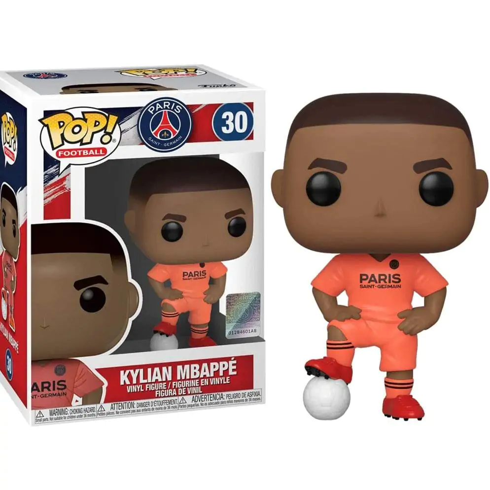 PSG POP! Football Vinyl figura Kylian Mbappé (Away Kit) 9 cm termékfotó