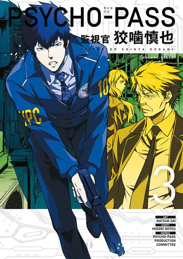 Psycho-Pass: Inspector Shinya Kogami Manga Volume 3 angol nyelvű termékfotó
