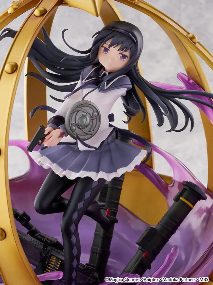 Puella Magi Madoka Magica 1/7 Akemi Homura PVC szobor figura 26 cm termékfotó