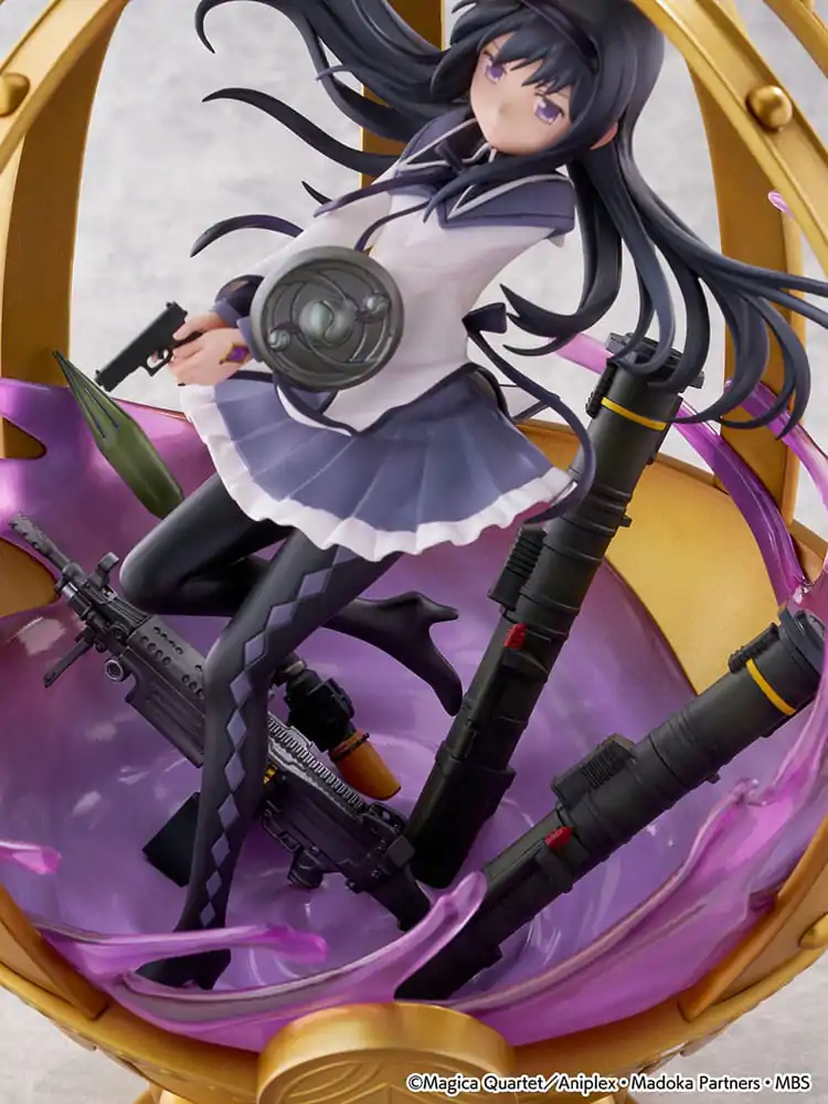 Puella Magi Madoka Magica 1/7 Akemi Homura PVC szobor figura 26 cm termékfotó