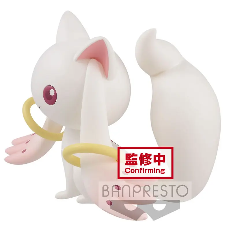 Puella Magi Madoka Magica 10th Anniversary Fluffy Puffy Kyubey figura 7cm termékfotó