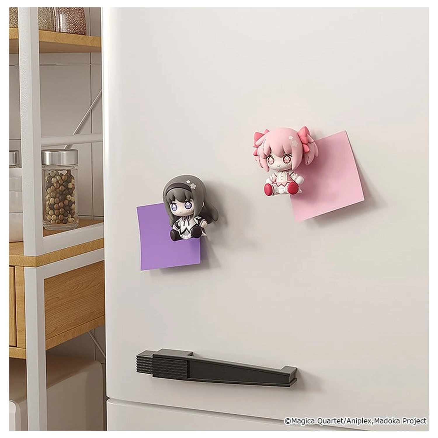 Puella Magi Madoka Magica Huggy Good Smile Mini figura Homura Akemi 7 cm termékfotó