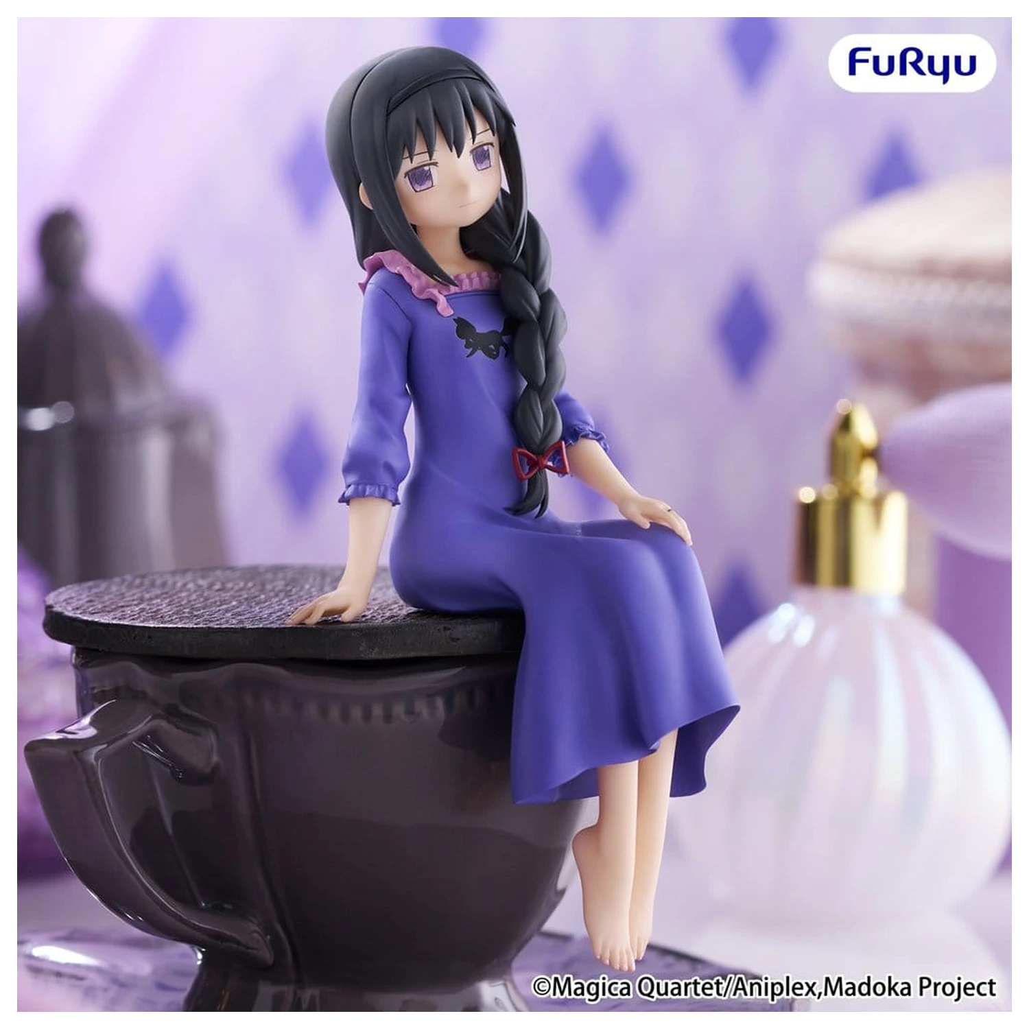 Puella Magi Madoka Magica Noodle Stopper -Homura Akemi- PVC figura 15 cm termékfotó