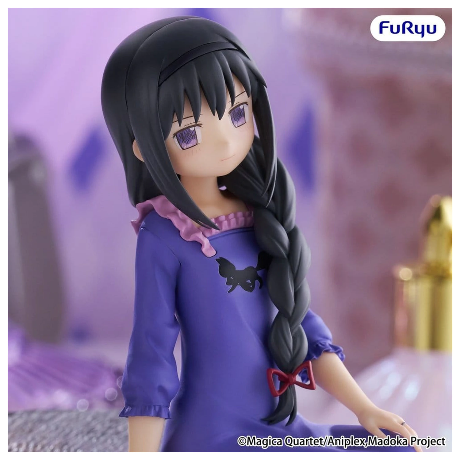 Puella Magi Madoka Magica Noodle Stopper -Homura Akemi- PVC figura 15 cm termékfotó