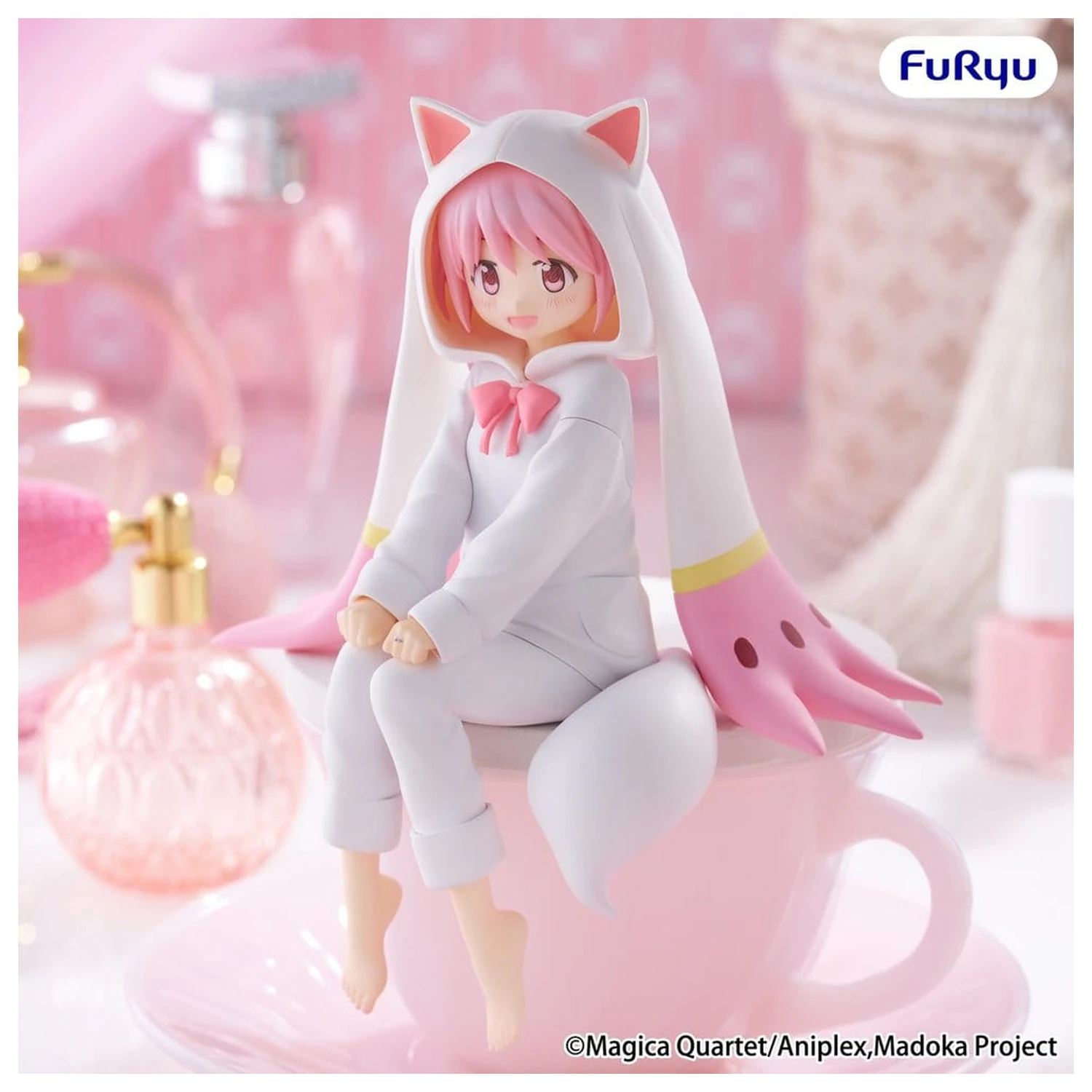 Puella Magi Madoka Magica Noodle Stopper Madoka Kaname PVC szobor figura 15 cm     termékfotó