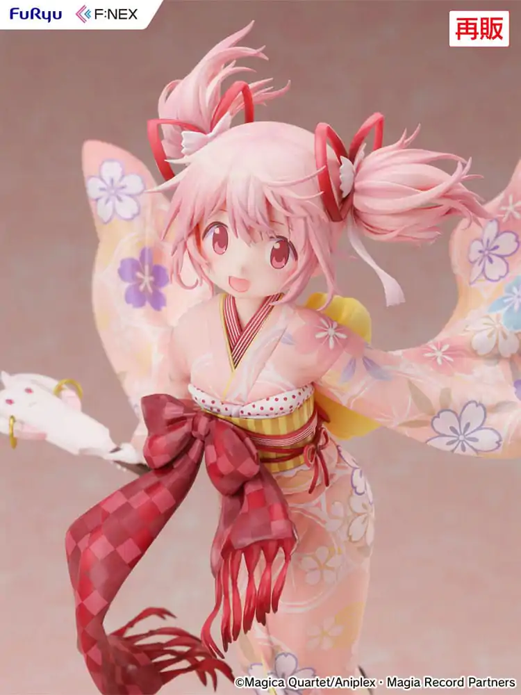 Puella Magi Madoka Magica Side Story Magia Record 1/7 Madoka Kaname Kimono Ver. PVC szobor figura 22 cm termékfotó
