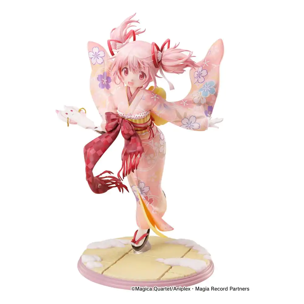 Puella Magi Madoka Magica Side Story Magia Record 1/7 Madoka Kaname Kimono Ver. PVC szobor figura 22 cm termékfotó