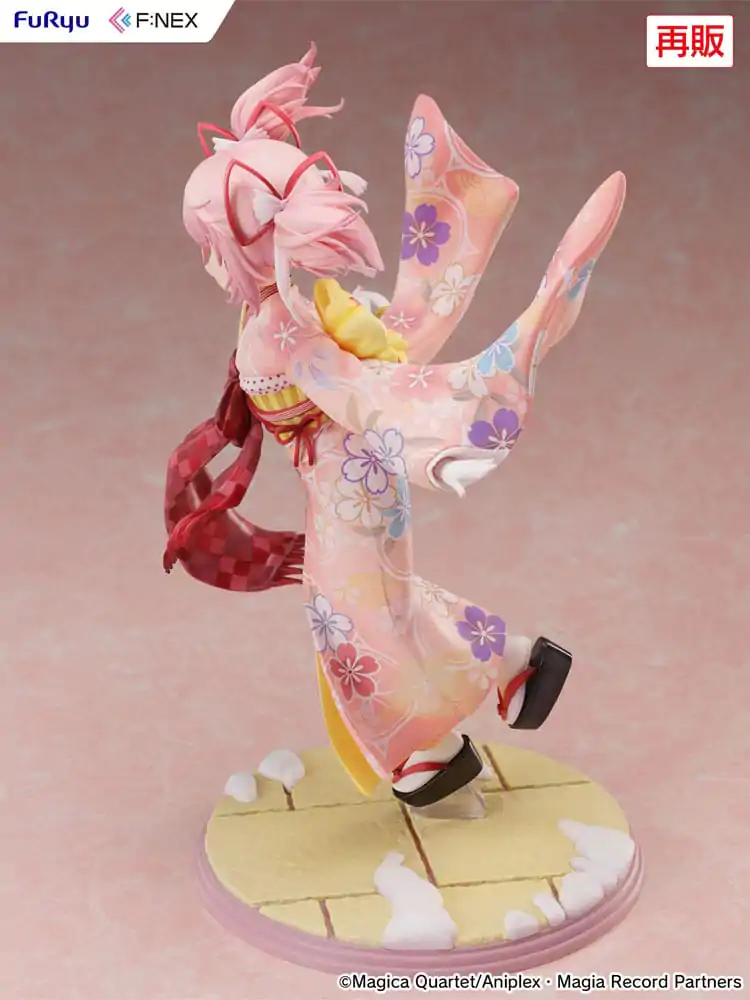 Puella Magi Madoka Magica Side Story Magia Record 1/7 Madoka Kaname Kimono Ver. PVC szobor figura 22 cm termékfotó
