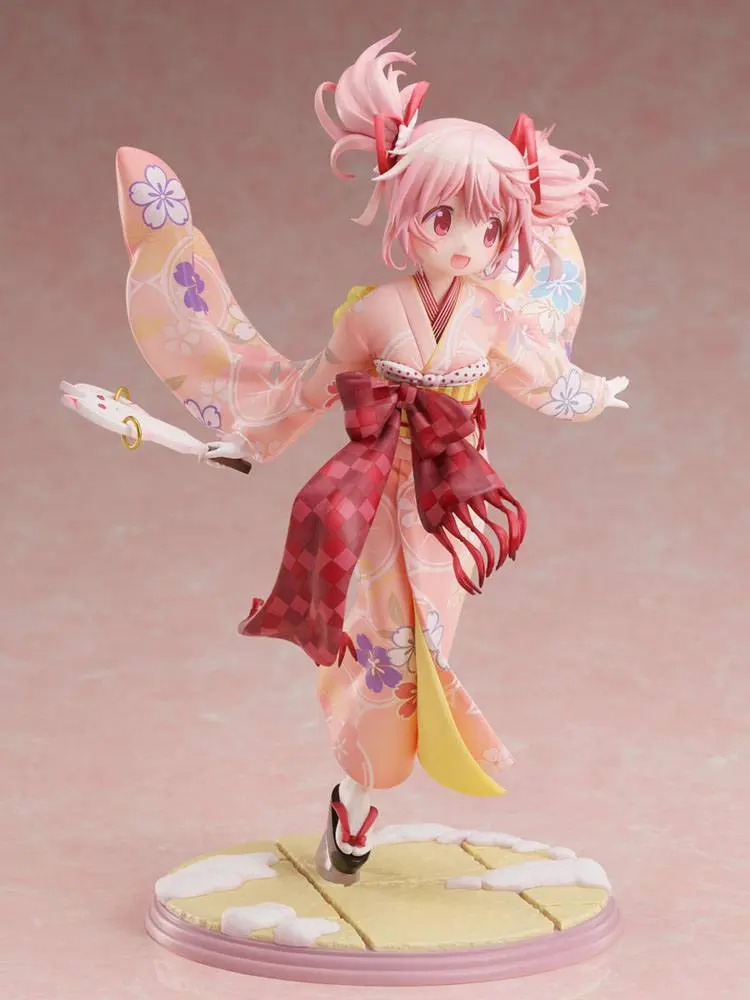 Puella Magi Madoka Magica Side Story Magia Record 1/7 Madoka Kaname Kimono Ver. PVC szobor figura 22 cm termékfotó