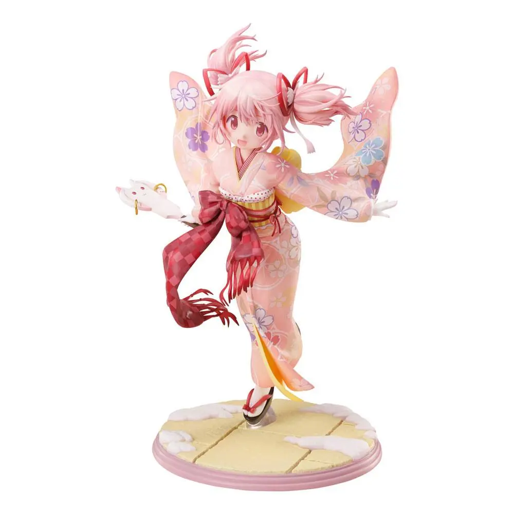 Puella Magi Madoka Magica Side Story Magia Record 1/7 Madoka Kaname Kimono Ver. PVC szobor figura 22 cm termékfotó