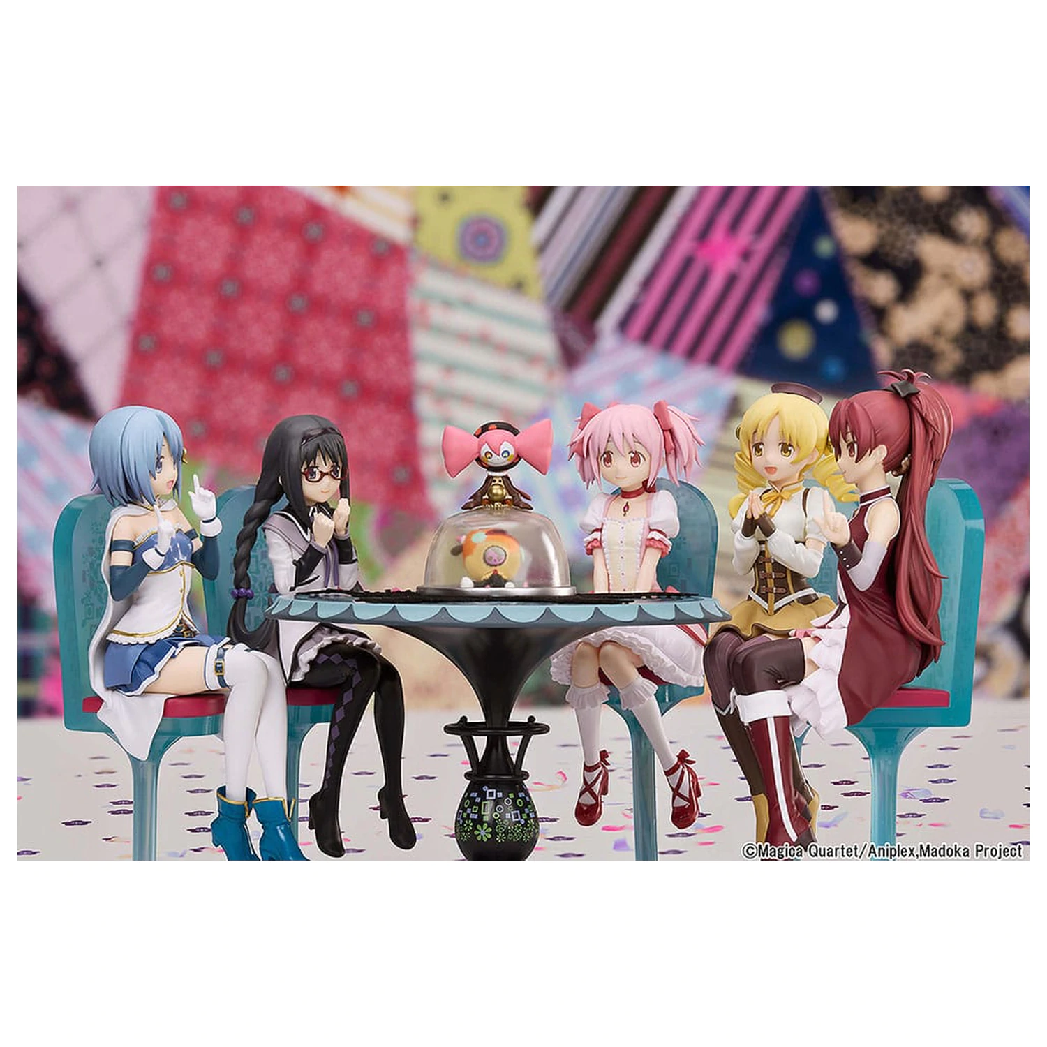 Puella Magi Madoka Magica The Movie: Rebellion PVC szobor figura csomag Tea Party Cake Song Ver. 18 cm   termékfotó