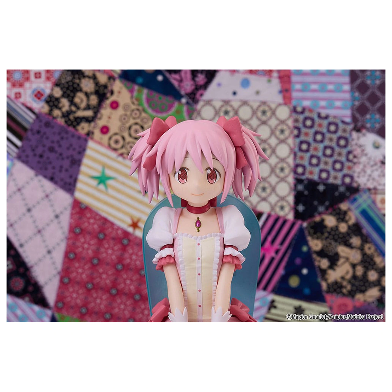 Puella Magi Madoka Magica The Movie: Rebellion PVC szobor figura Madoka Kaname Tea Party Cake Song Ver. 18 cm    termékfotó