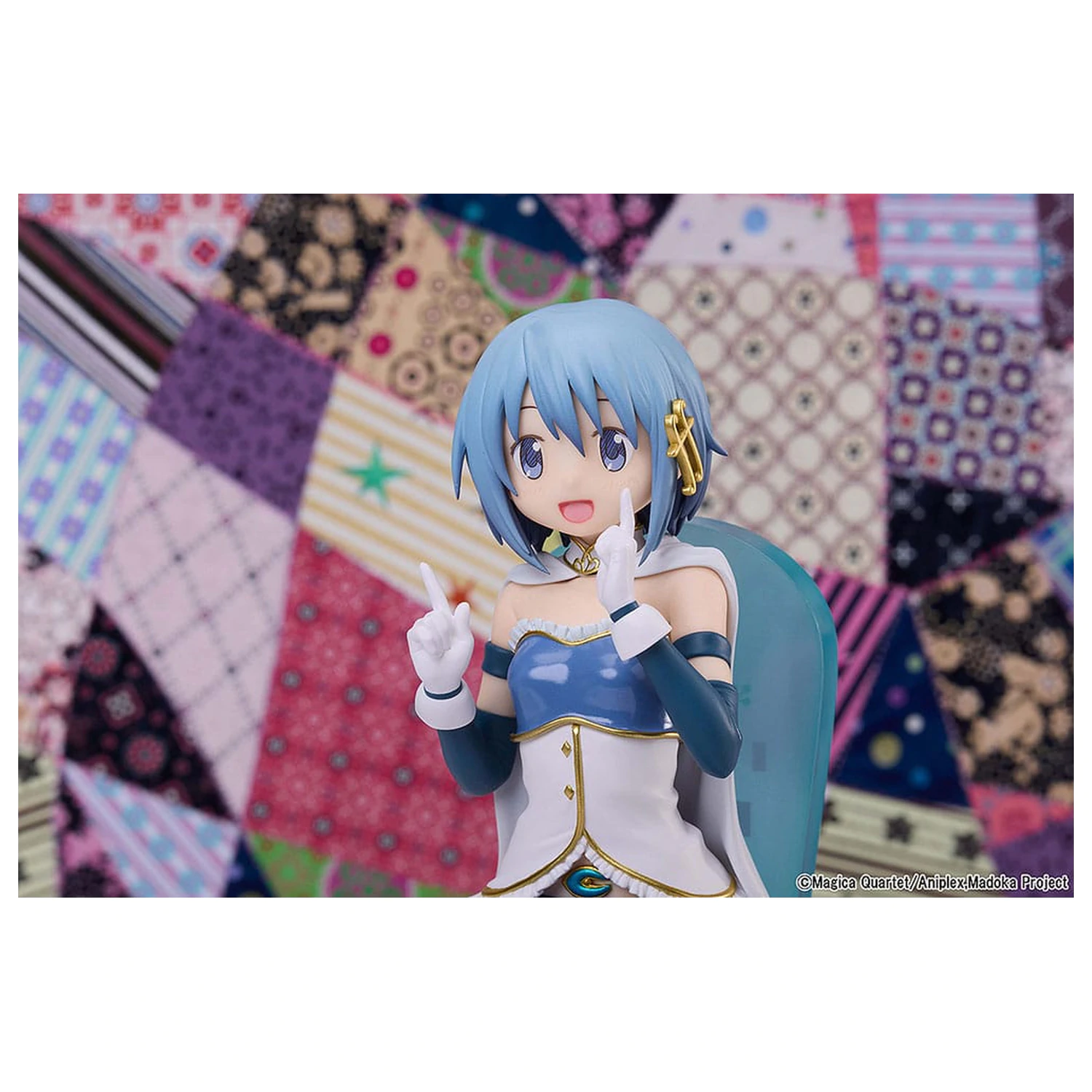 Puella Magi Madoka Magica The Movie: Rebellion PVC szobor figura Sayaka Miki Tea Party Cake Song Ver. 18 cm    termékfotó