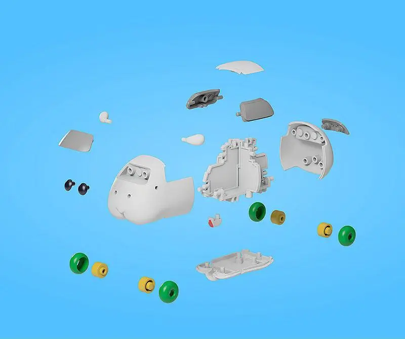 Pui Pui Molcar MODEROID Molcar Shiromo Műanyag modell készlet 7 cm termékfotó