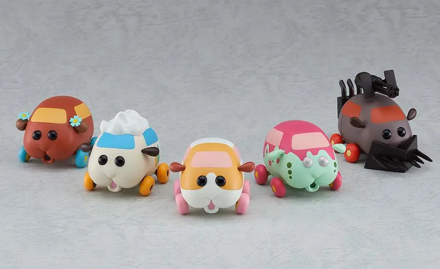 Pui Pui Molcar MODEROID Molcar Zombie Shiromo Plastic modell készlet 7 cm termékfotó