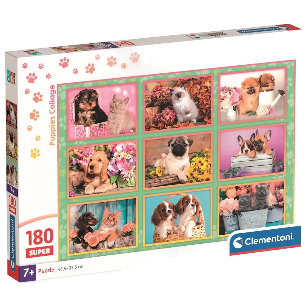 Puppies Collage super puzzle 180db-os termékfotó
