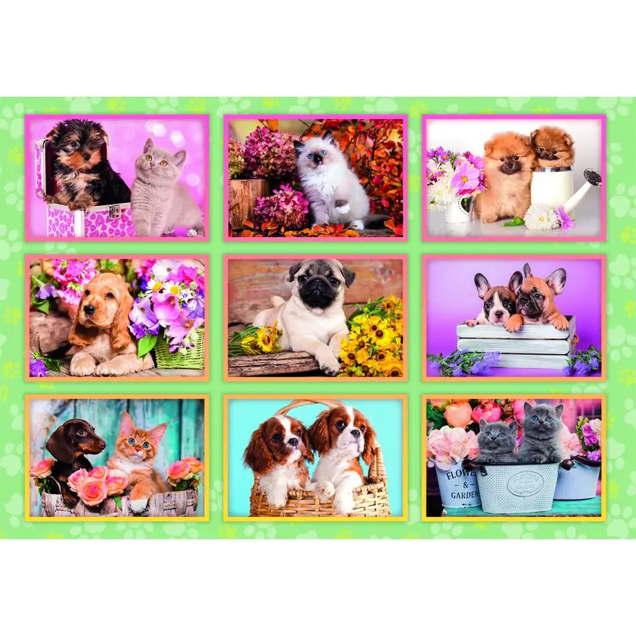 Puppies Collage super puzzle 180db-os termékfotó