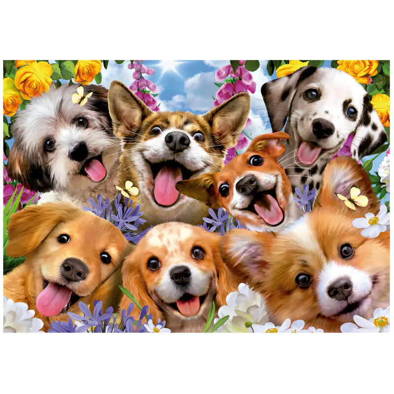 Puppies Selfie puzzle 1000db-os termékfotó