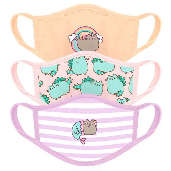 Pusheen 3db-os többször használható maszk csomag termékfotó
