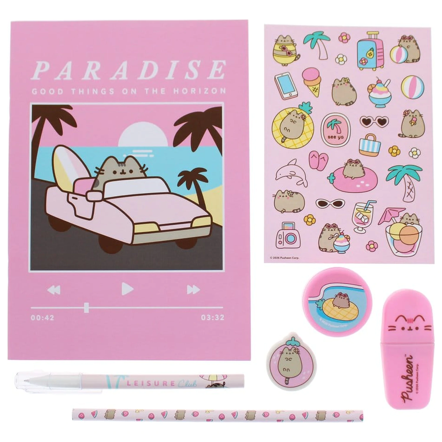 Pusheen 7 db-os írószer csomag  termékfotó