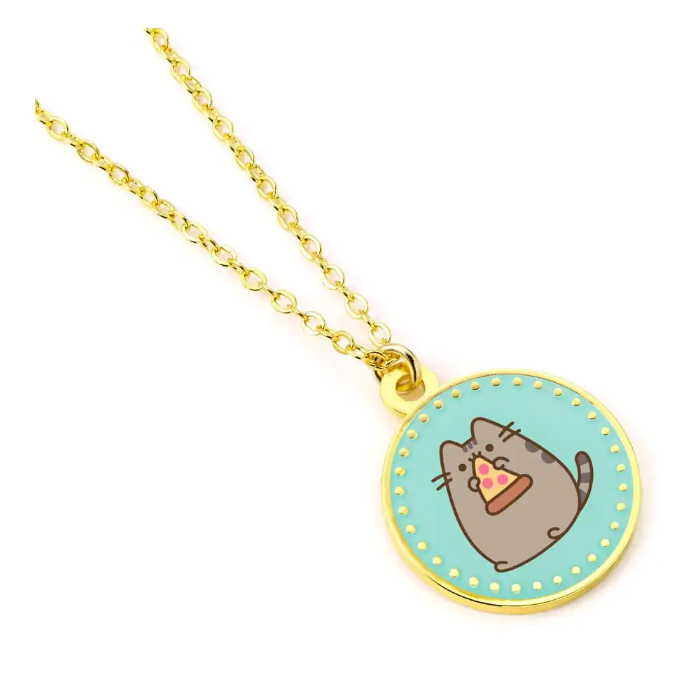 Pusheen Pendant & Necklace Blue Pizza termékfotó