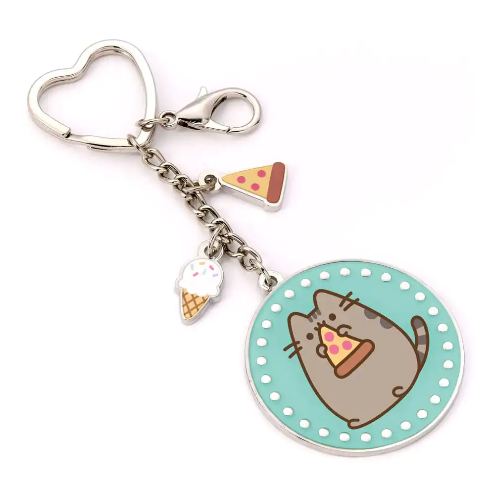 Pusheen Keychain Blue Pizza termékfotó