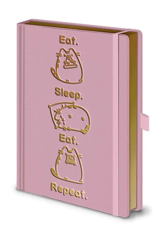 Pusheen Eat. Sleep. Eat. Repeat. prémium jegyzetfüzet A5 termékfotó