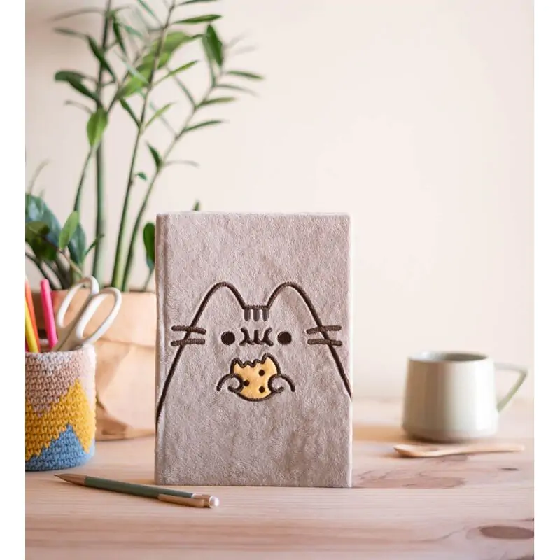 Pusheen Foodie A5 prémium plüss jegyzetfüzet termékfotó