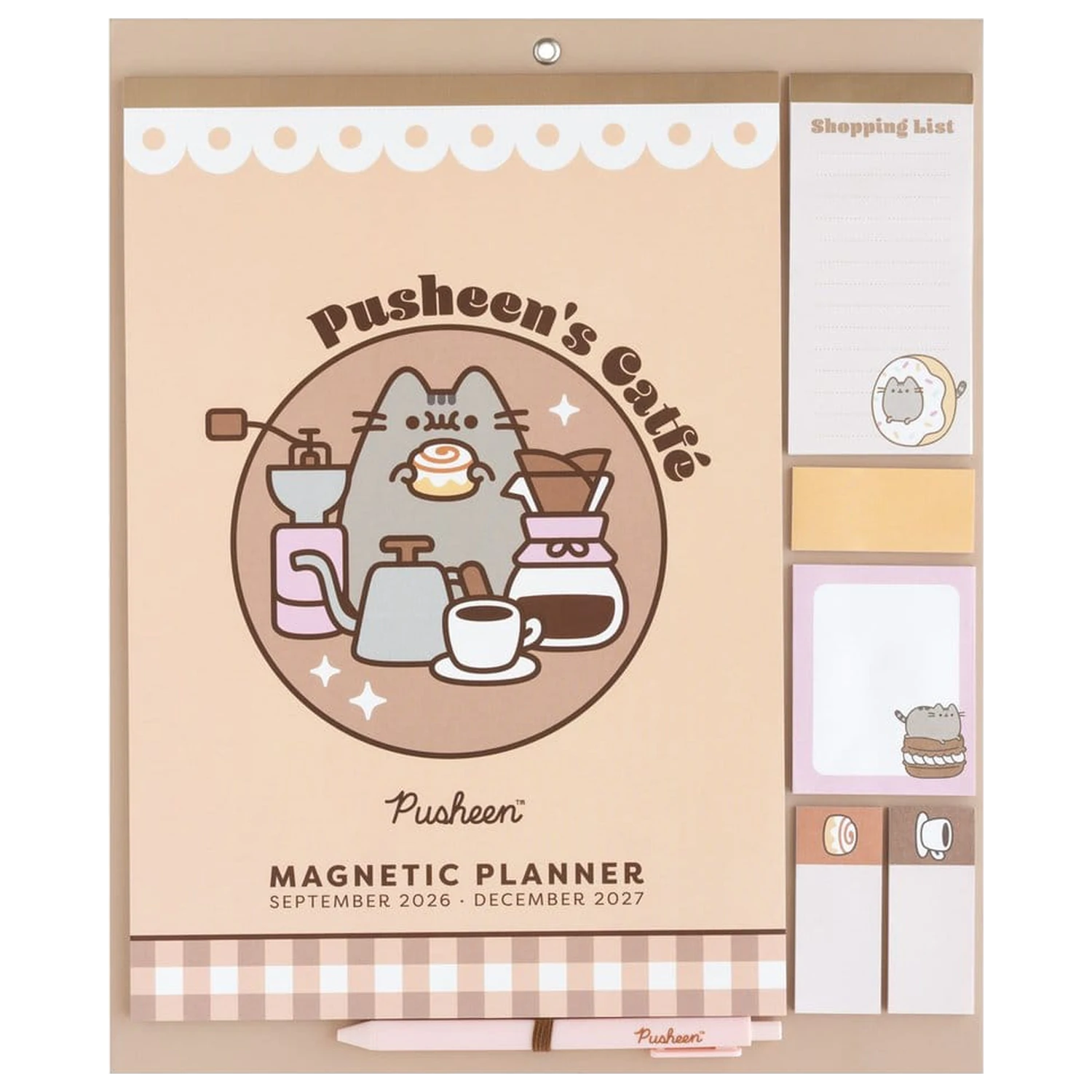 Pusheen mágneses heti tervező 2026/27 30 x 35 cm termékfotó