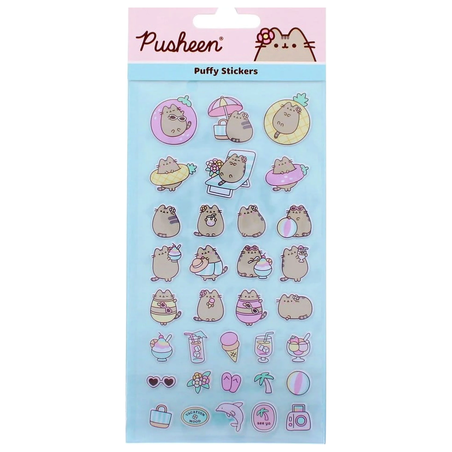 Pusheen matrica csomag termékfotó