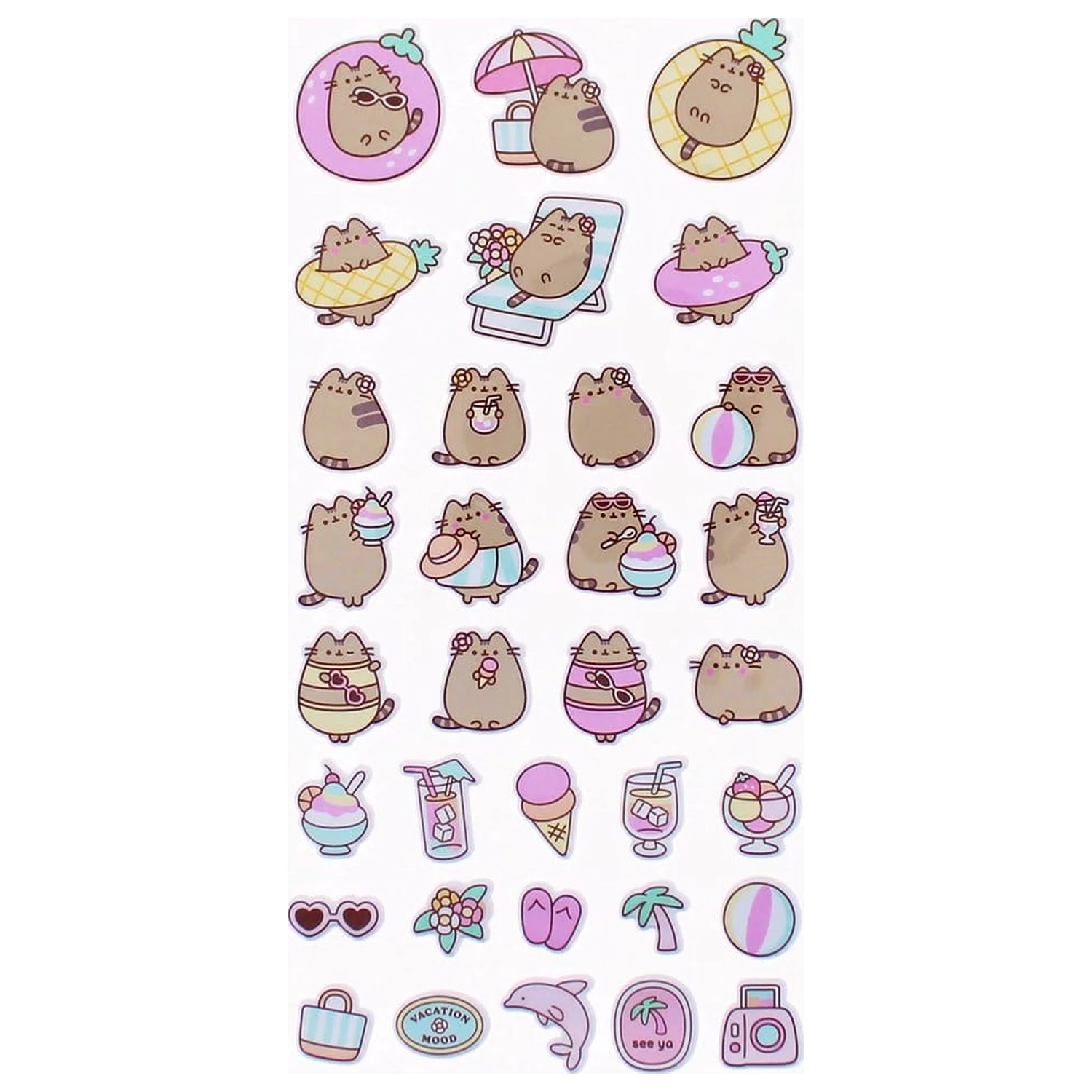 Pusheen matrica csomag termékfotó