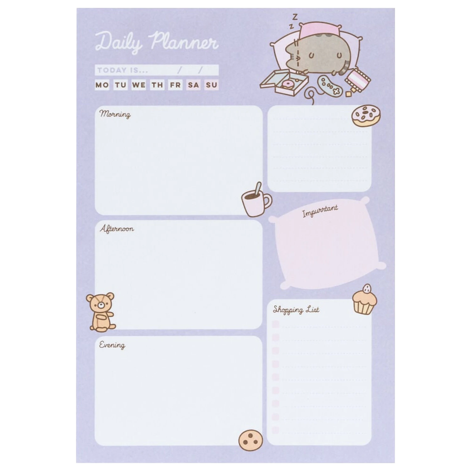 Pusheen Moments A5 napi tervező termékfotó