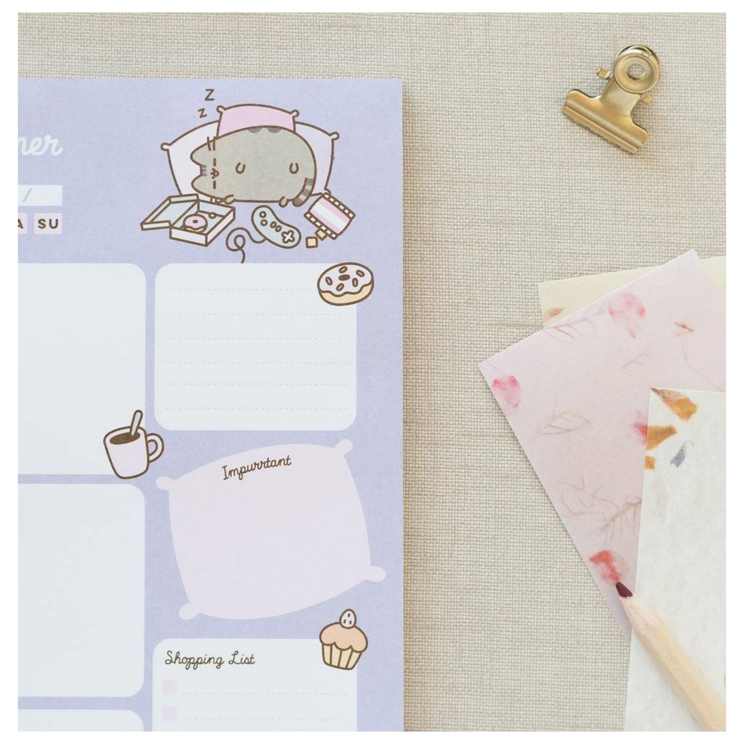 Pusheen Moments A5 napi tervező termékfotó