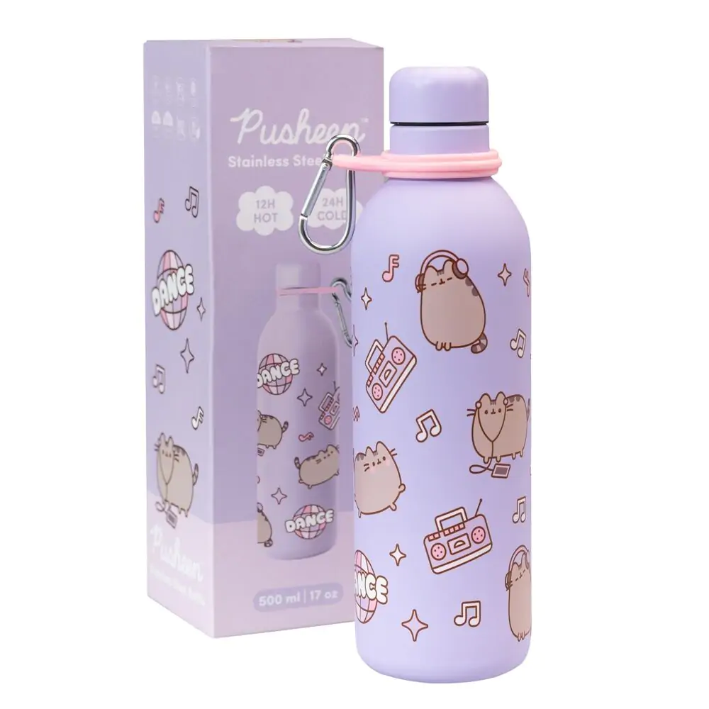 Pusheen Moments rozsdamentes acél palack kulacs 500ml termékfotó