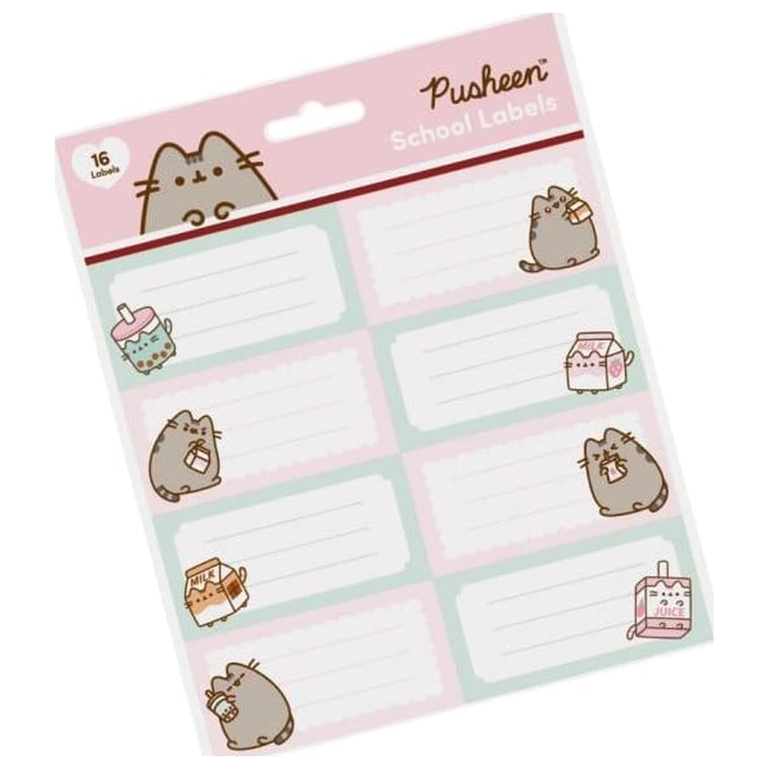 Pusheen Sips füzetcímke  termékfotó