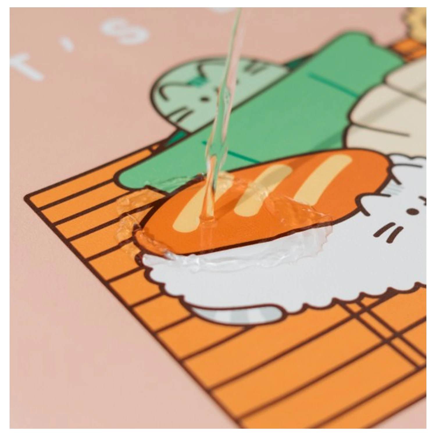Pusheen Sushi Roll gamer egérpad termékfotó