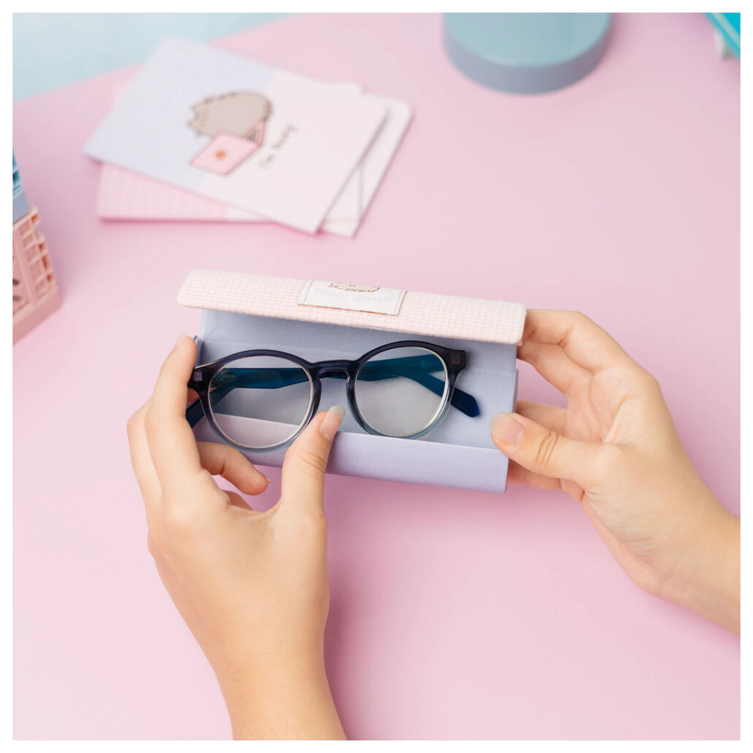 Pusheen szemüvegtok termékfotó