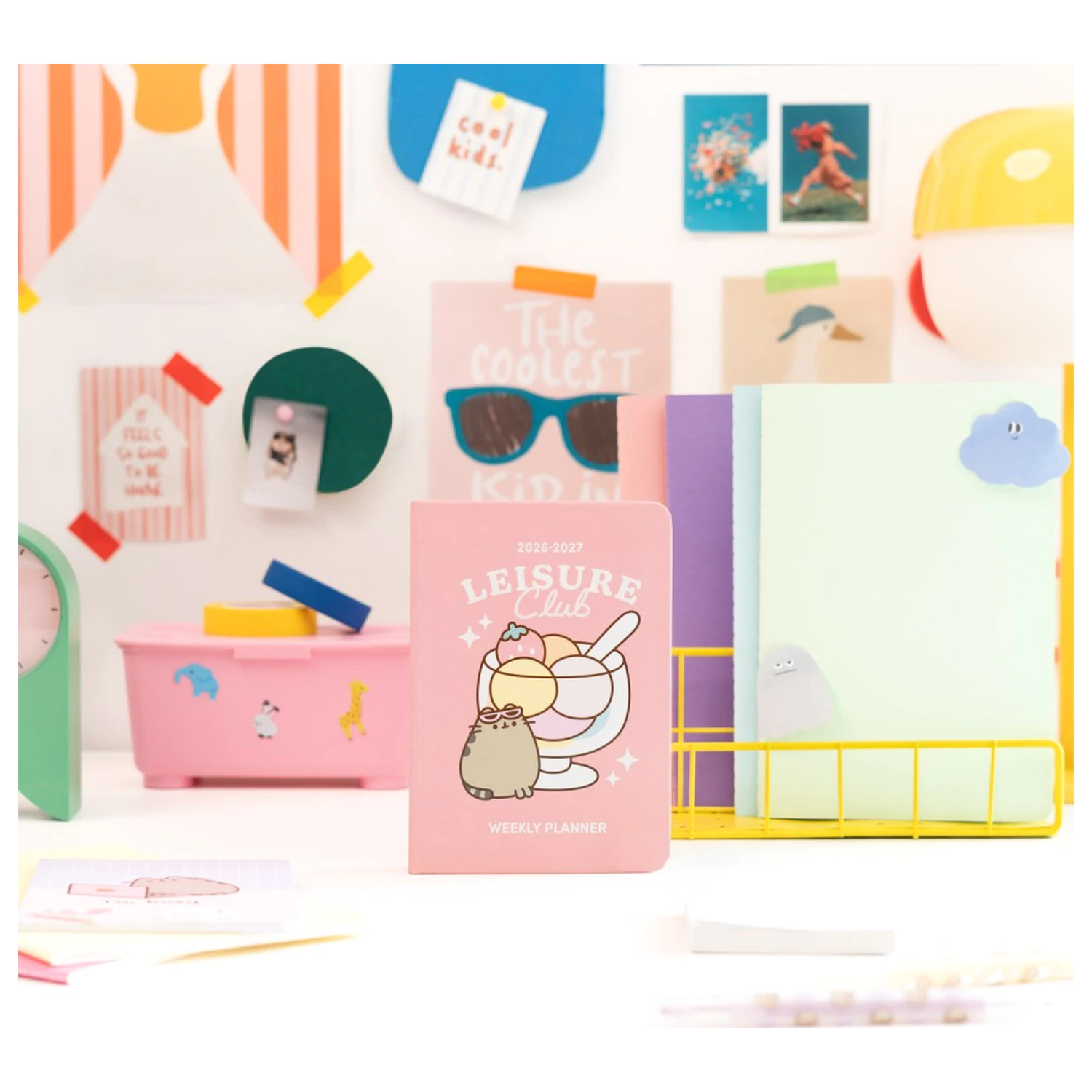 Pusheen Tropical Vacation 2026/27 A6 Angol nyelvű határidőnapló  termékfotó